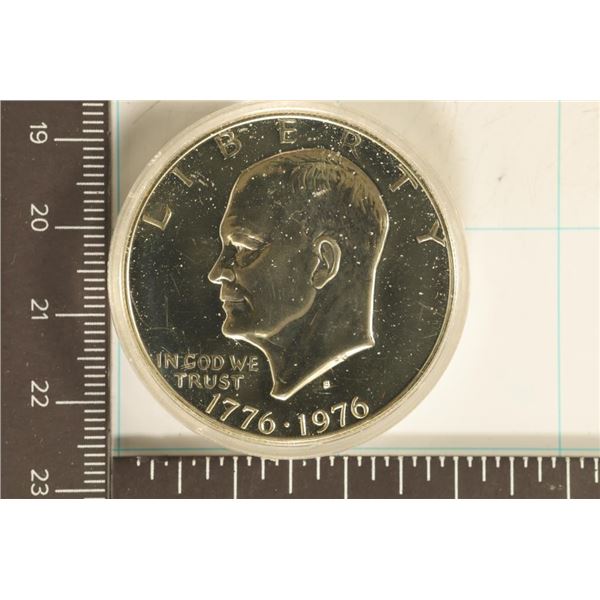 1776-1976-S PROOF IKE SILVER DOLLAR IN HARD