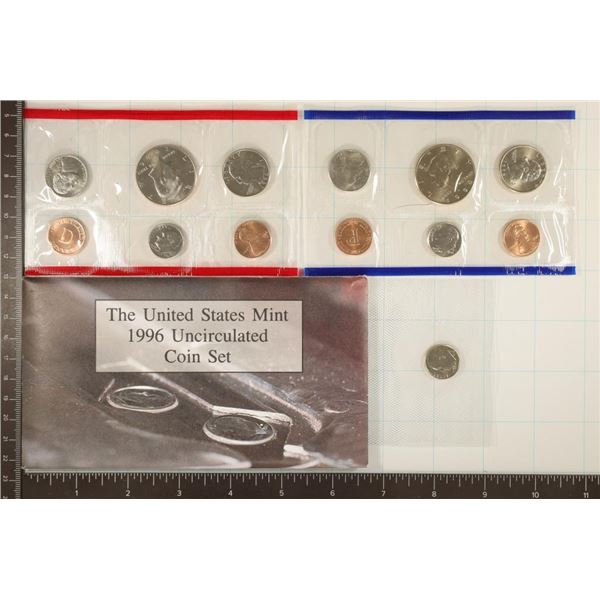 1996 US MINT SET (UNC) P/D (WITH ENVELOPE)