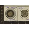 Image 1 : 2-SILVER FOREIGN COINS: 1904 BELGIUM 2 FRANCS