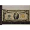 Image 1 : 1934-A US NORTH AFRICA $10 SILVER CERTIFICATE WITH