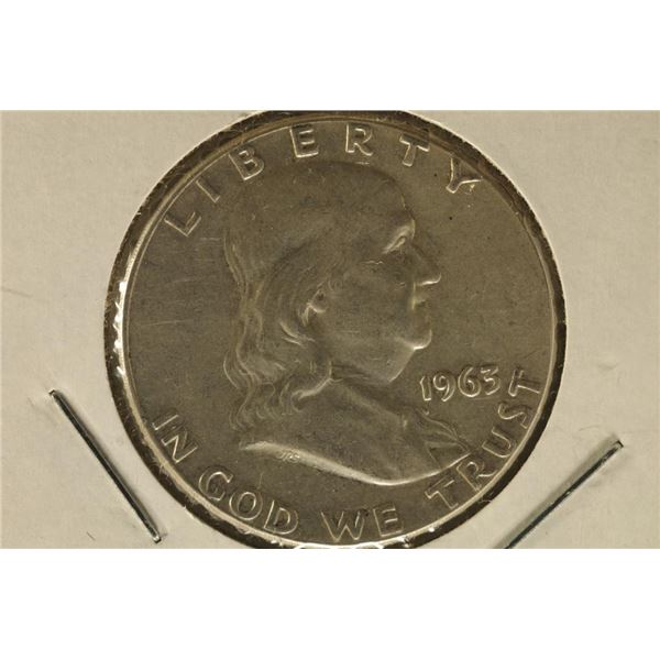 1963 SILVER FRANKLIN HALF DOLLAR