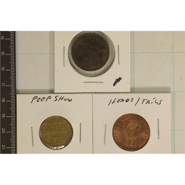 3-1" ADULT THEMED METAL TOKENS: CONNECT WITH A
