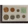 Image 2 : 1965 NEW ZEALAND 7 COIN UNC SET IN PLASTIC NO