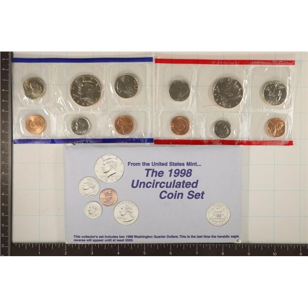 1998 US MINT SET (UNC) P/D (WITH ENVELOPE)