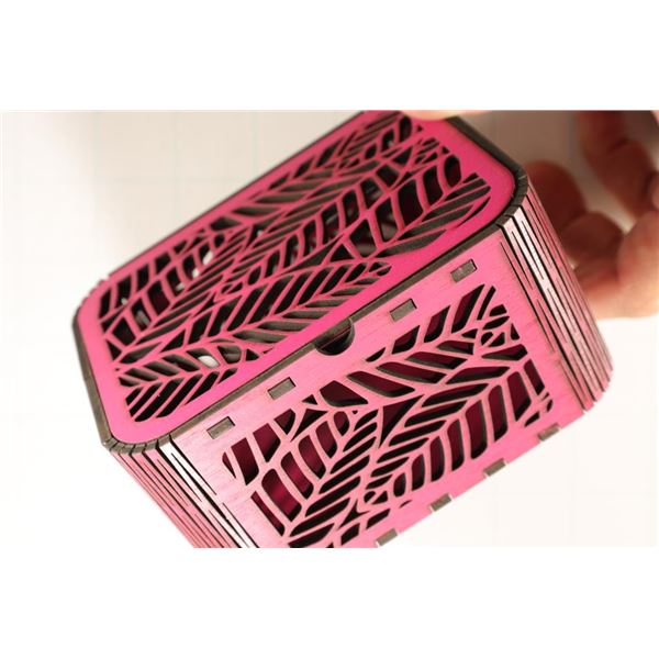 LASER CUT WOODEN TRINKET, JEWELRY OR GIFT
