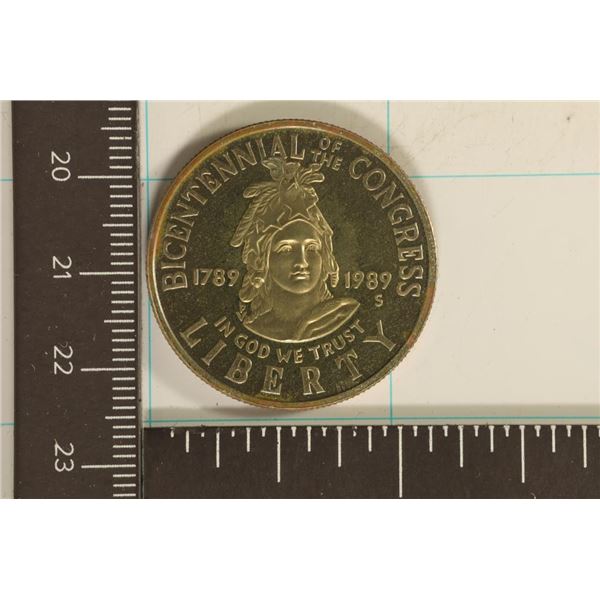 1989-S PF US HALF DOLLAR BICENTENNIAL OF THE