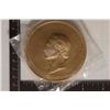 Image 1 : 3" US BRONZE FRANKLIN PIERCE MEDAL SEALED WITH