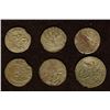 Image 2 : 6 SILVER DIME SIZED OTTOMAN EMPIRE PARA COINS: