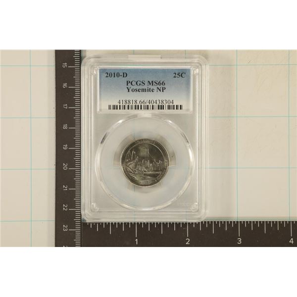 2010-D YOSEMITE US QUARTER PCGS MS66