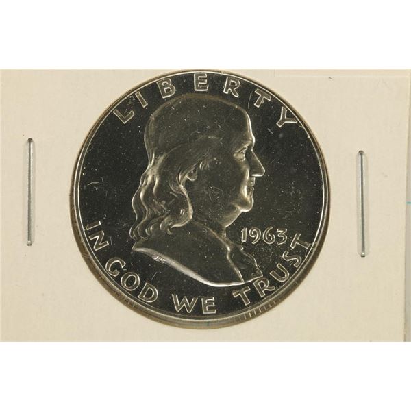 1963 PROOF SILVER FRANKLIN HALF DOLLAR