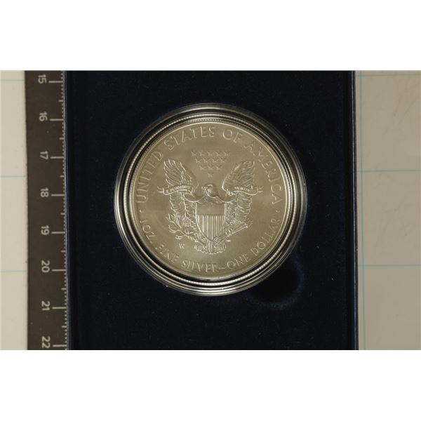 2018 "W" UNC AMERICAN SILVER EAGLE IN BOX PLUS