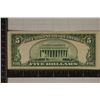 Image 2 : 1953-A $5 SILVER CERTIFICATE CRISP UNC BLUE SEAL