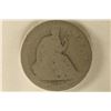 Image 1 : 1877 US SILVER SEATED LIBERTY HALF DOLLAR