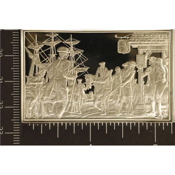 1.88 TROY OZ. PF STERLING SILVER INGOT: BICENTEN.