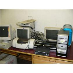 Lot of computer equipment and office machines (283)