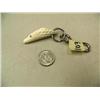 Image 1 : White ivory eagle head key chain #579F (2)
