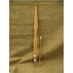 Child's bow by Casper Mather dated March 1956 - extremely rare- early Ketchikan artist (2)