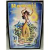 Image 1 : Framed Hawaii poster "The Islands of Paradise" (700)