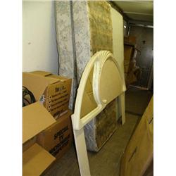 King sized bed with head board (238)