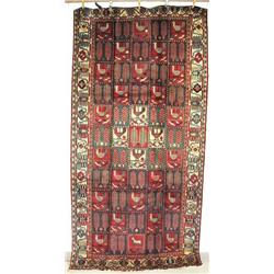 Persian Carpet - 39303 - Bakhtiar, 9.6'x4.7' - estimated retail value $2684 (8888)