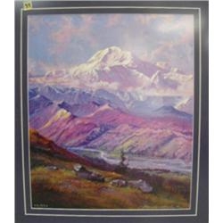 Framed and matted, signed and numbered print, by James Belcher, 78/500, 18.5"x21.75" (206)