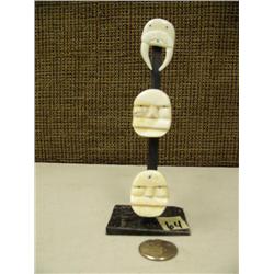 6" king island dance masks by Mark Seeganna #738F (2)