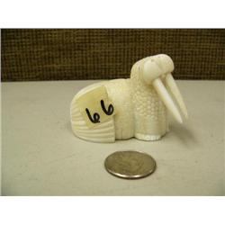 2.5" ivory walrus by Kyle Puannowiyi #752F (2)