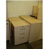 Image 2 : Large lot of white wood office furniture (238)
