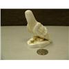 Image 2 : 3.5" well carved ivory owl by Roger Silook #740F (2)