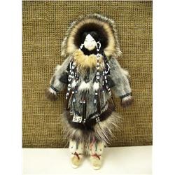 Rare doll by Carolyn Penewah 13" tall beautifully decorated (2)