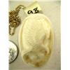 Image 2 : Ivory pendant relief carved with fabulous eagle #592C (2)