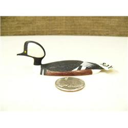 CHOICE on 5 ducks by Al Mayac 3.75": Hooded Merganser #768 F