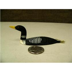 CHOICE on 5 ducks by Al Mayac 3.75": Yellow billed loon #768F