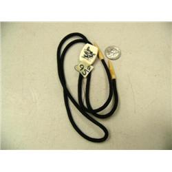 CHOICE on 2 rare scrimshawed bolo ties with ivory drops by one of AK most famous artist by Wilbur Wa