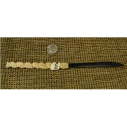 CHOICE 4 whale bone and baleen letter openers 10" long (2)