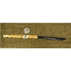 CHOICE 4 whale bone and baleen letter openers 10" long (2)