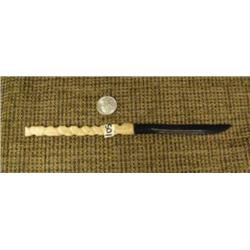 CHOICE 4 whale bone and baleen letter openers 10" long (2)