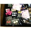 Image 2 : CHOICE on 2 huge lots of over 100 pieces of jewelry: earrings, bracelets and hair clips (700)
