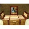 Image 2 : CHOICE on 2 wood jewelry boxes with 2 drawers and 3 upper compartments (2)