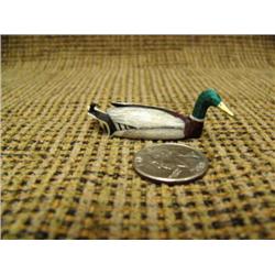 2.5" carved ivory mallard by Charlie Kokuluk (3)