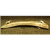 Image 1 : Fossilized ivory cribbage board by Romeo Katexac of Nome, AK circa 1970 with carved fossilized walru