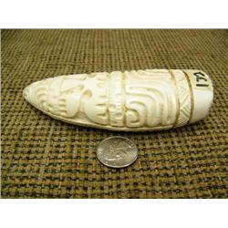5" whale's tooth relief carved with totemic designs (3)