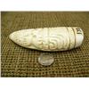 Image 1 : 5" whale's tooth relief carved with totemic designs (3)