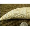Image 4 : 5" whale's tooth relief carved with totemic designs (3)