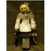 Image 1 : Leather face doll 17" tall by Mary Mikes from St. Mary (74)