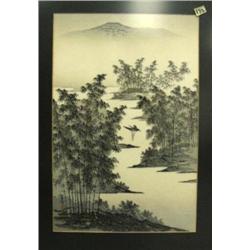 Original Japanese water color, signed (74)