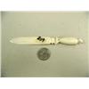 Image 1 : 6" ivory letter opener with seal handle (3)