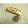 Image 1 : 3" polar bear tooth in poor condition (3)