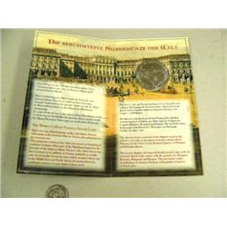 CHOICE on 11: Maria Theresa Taler, 833.3 fine silver coin, total weight 28.07 grams (3)