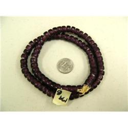 CHOICE on 3 trade bead necklaces: purple (3)